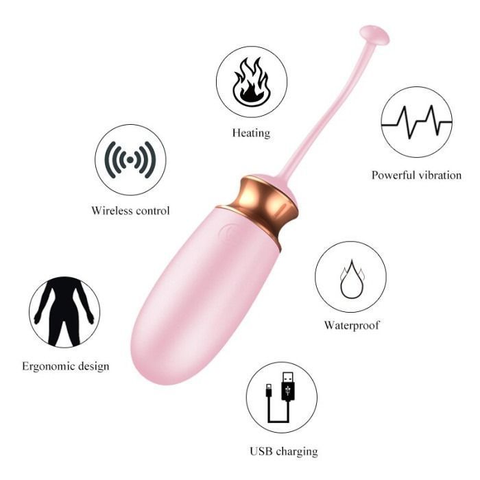 Віброяйце на дистанційному керуванні Elegant Vibrating Love Egg USB 10 функцій/голосове управління