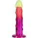 Фаллоимитатор Doc Johnson Crystal Jellies - 7.5 Inch Classic Dong - Rainbow, Красный