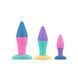 Набор анальных пробок PMV20 Koda Butt Plug Set, радужный, Радужный