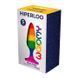 Силіконова анальна пробка Wooomy Hiperloo Silicone Rainbow Plug S, діаметр 2,4 см, довжина 9 см, Райдужний