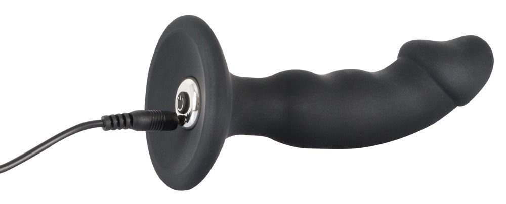 Анальная пробка с вибрацией Black Velvets Rechargeable Plug, Черный