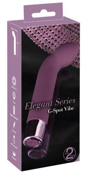 Вібратор для точки G Elegant Series G-Spot Vibe, фіолетовий, Фіолетовий