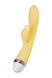 Вібратор із кліторальним стимулятором Flovetta By Toyfa Aster, силікон, жовтий, 22 см