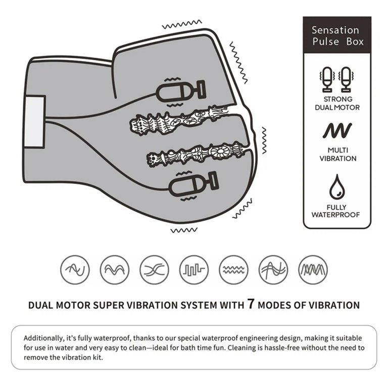Штучна вагіна та анус з вібрацією Lovetoy Streetgirl's #1, тілесний