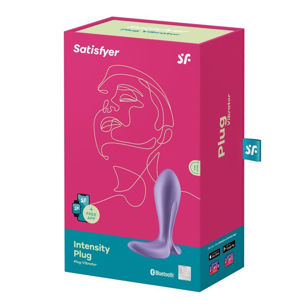Анальна смарт-пробка із вібрацією Satisfyer Intensity Plug Purple, Фіолетовий