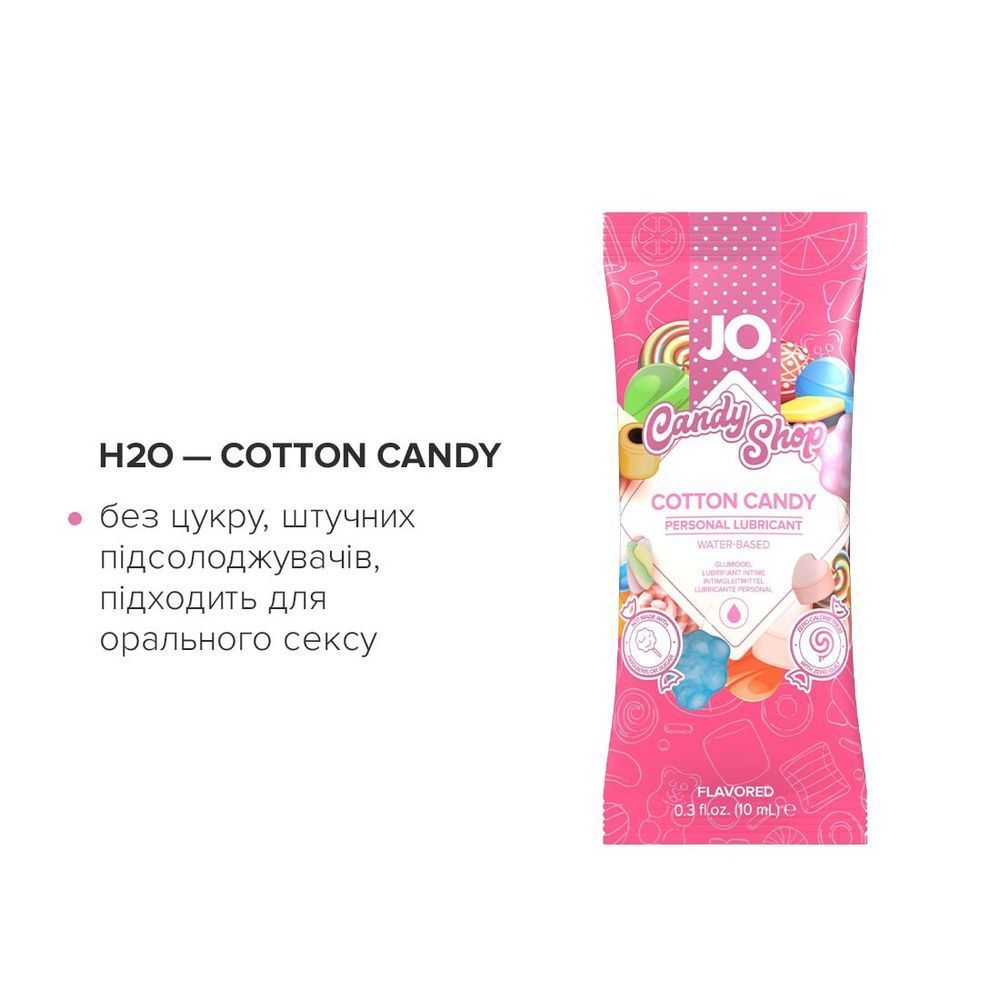 Набір змазок на водній основі System JO Four Play (8&times;10мл) Original, Agap&eacute;, Strawberry, Cotton Candy