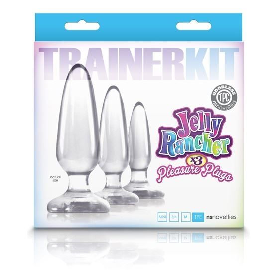 Набор анальных пробок NS Novelties Trainer Kit Jelly Rancher Pleasure Plugs