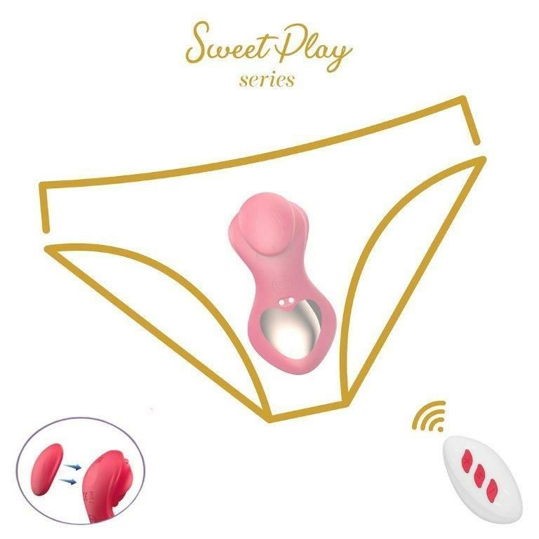 Вибратор Erospace Sweet Play A1, Красный