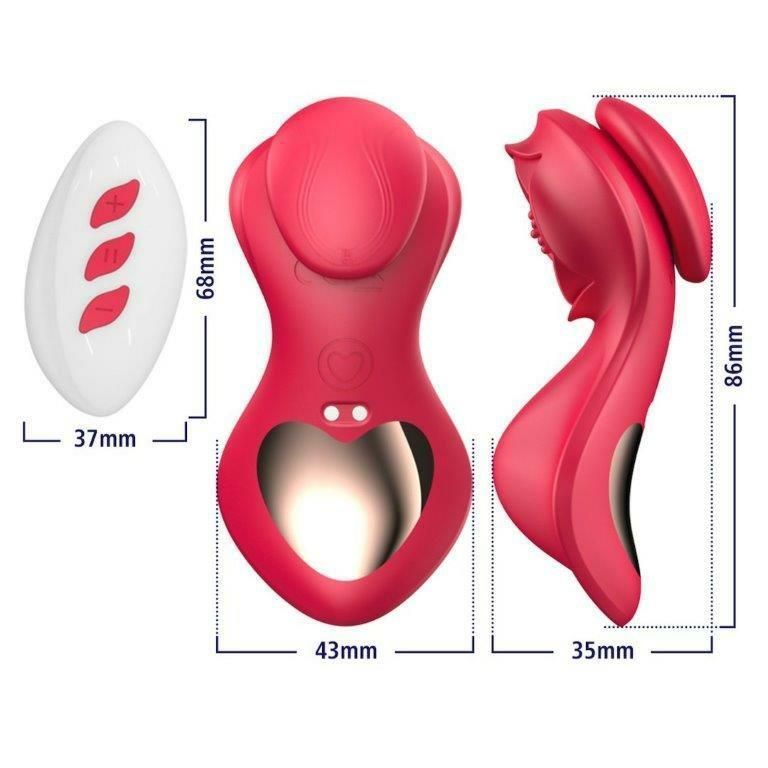 Вибратор Erospace Sweet Play A1, Красный