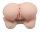 Мастурбатор с двойной вибрацией и двумя входами LyBAILE - Pussy & Ass hole, телесный