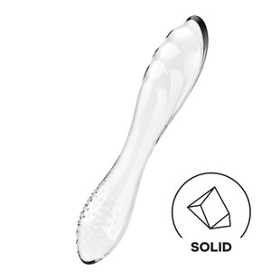 Скляний дилдо Satisfyer Dazzling Crystal 1 (Transparent)