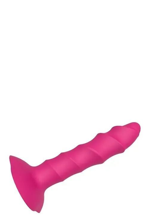 Анальний плаг CHEEKY LOVE TWISTED PLUG WITH SUCTION CU, Рожевий