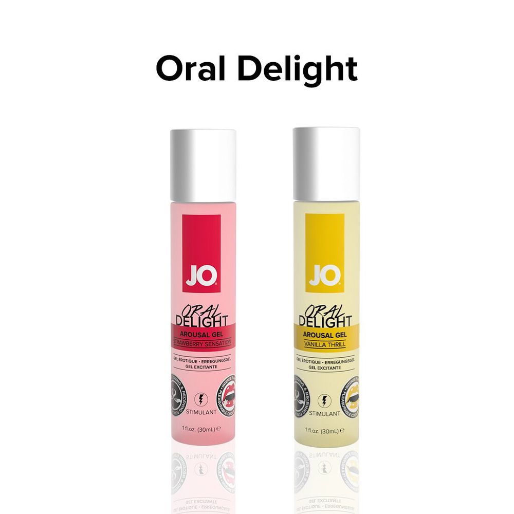 Гель для оральних пестощів System JO Oral Delight - Vanilla Thrill (30 мл), ефект холод-тепло