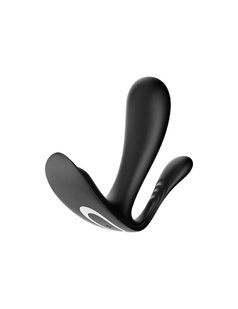 Двойной смарт-вибратор в трусики Satisfyer Top Secret+ Black