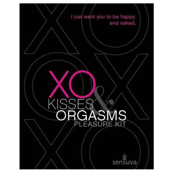 Подарунковий набір Sensuva XO Kisses & Orgasms (бальзам для губ з феромонами та рідкий вібратор)
