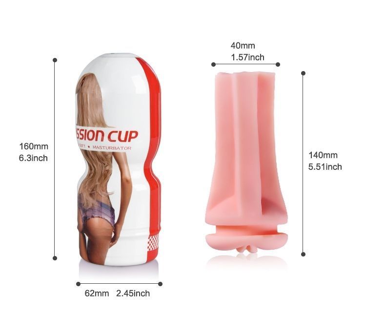 Вагина-мастурбатор CANWIN Passion Cup - Vagina, CAN-M211-3, телесный