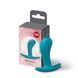 Анальна пробка Fun Factory BOOTIE S Aquamarine, діаметр 2,8 см, тонкий обмежувач, Бирюзовый