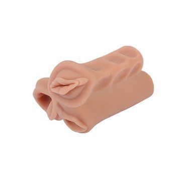 Набір мастурбаторів реалістиків Chisa Pocket Stroker Trio з віброкулею, тілесний