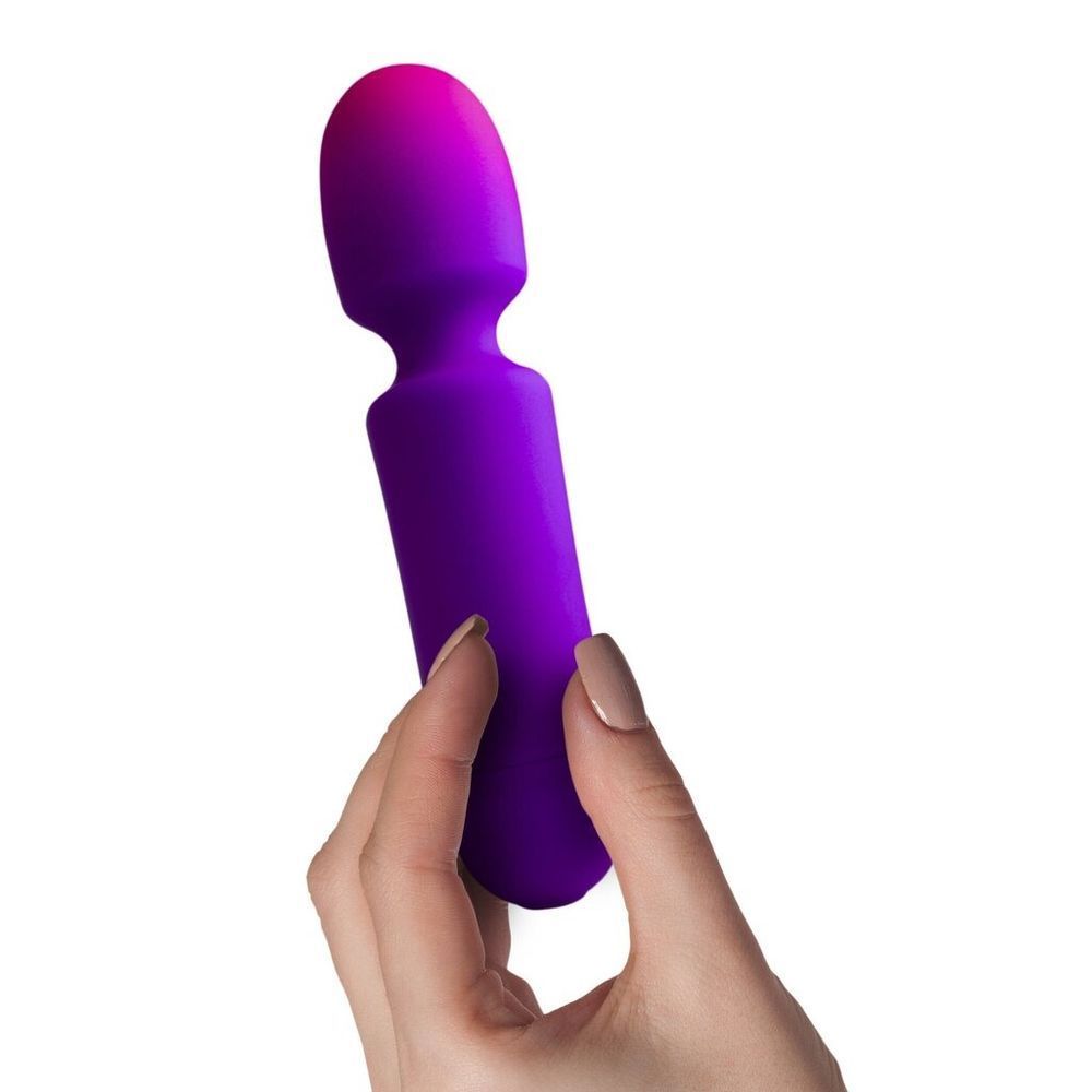 Универсальный вибромассажер Rocks-Off Glo-Girl Wand, Розово-фиолетовый