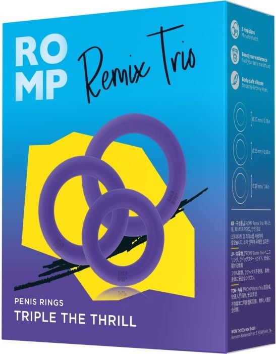 Набор эрекционных колец Romp Remix Trio