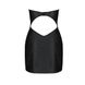Міні-сукня з екошкіри Celine Chemise black L/XL — Passion: шнурівка, трусики в комплекті