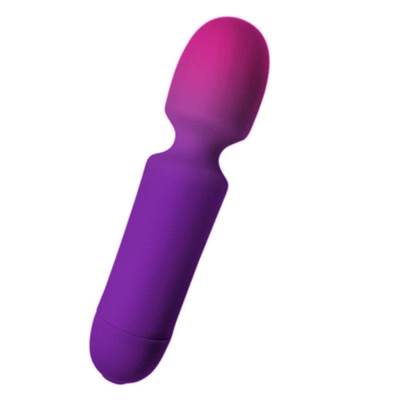 Универсальный вибромассажер Rocks-Off Glo-Girl Wand, Розово-фиолетовый