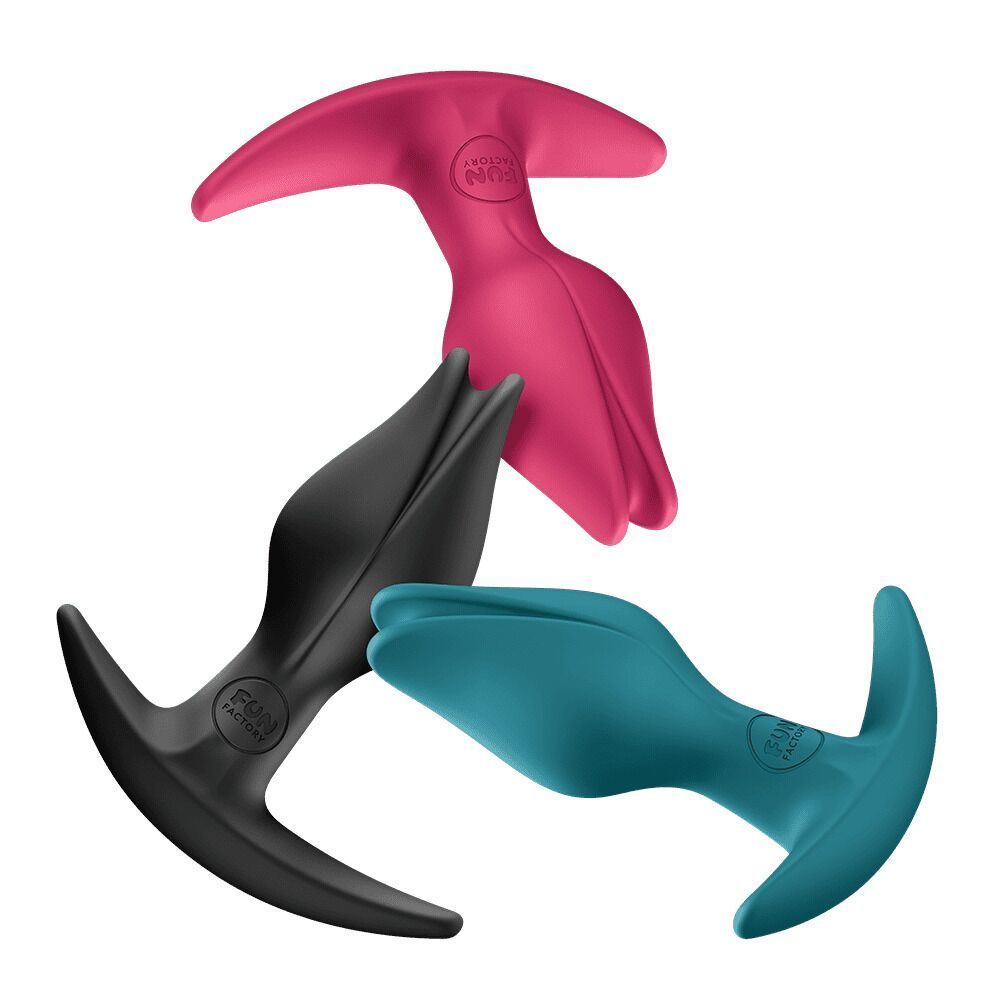 Анальна пробка Fun Factory BOOTIE FEM Bottle Green, у вигляді бутона, діаметр 2,9 см, тонкий обмежувач, Бирюзовый