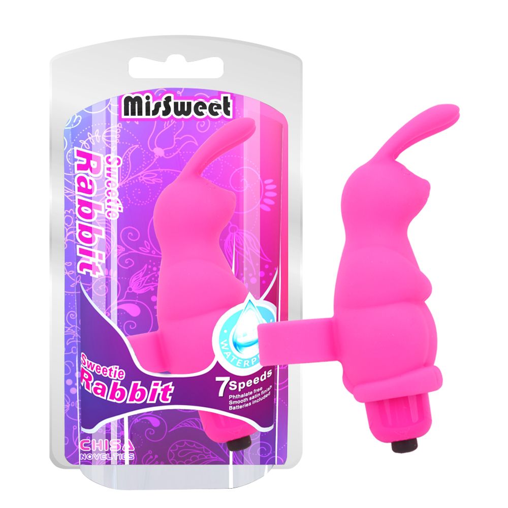 Насадка на палець - MisSweet Sweetie Rabbit Finger Vibrator Pink