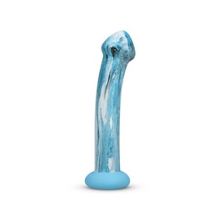 Скляний дилдо Gildo - Ocean Ripple Glass Dildo