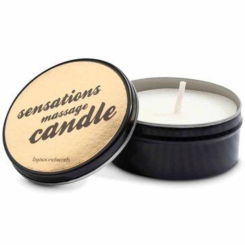 Массажная свеча Bijoux Indiscrets Scented Massage Candle (70 г), жасмин-роза