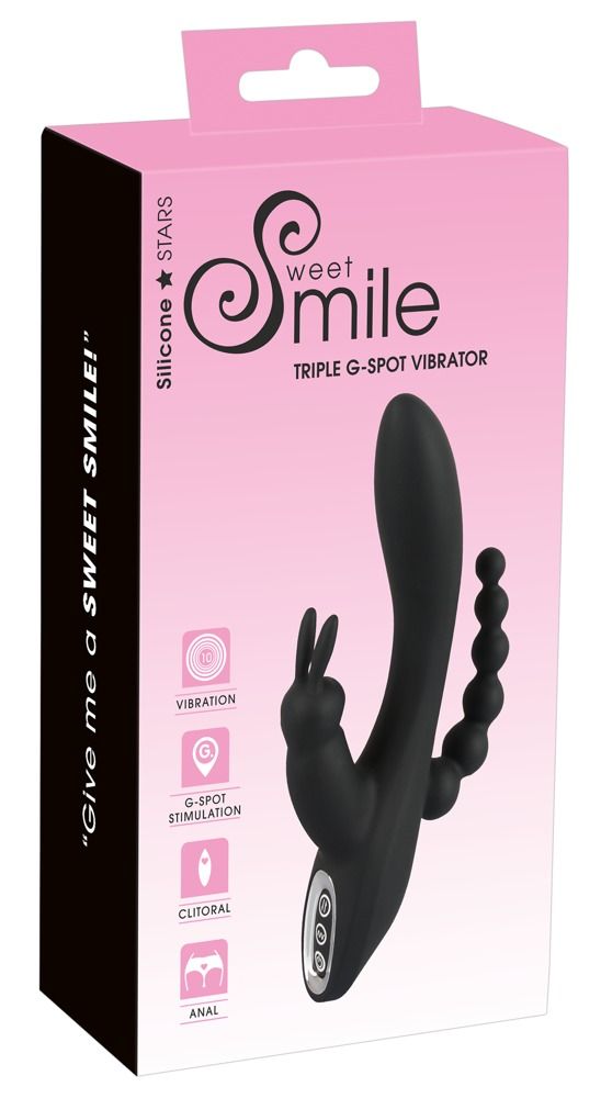 Вібратор для потрійної стимуляції Smile Triple G-Spot