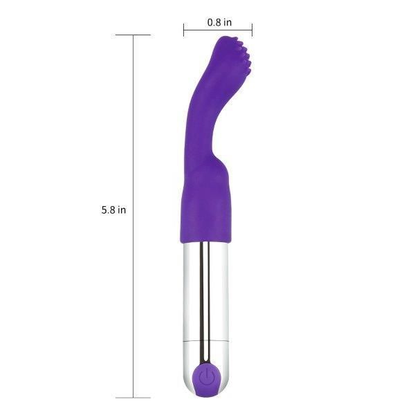 Кліторальний вібратор IJOY Rechargeable Versatile Tickler, Фіолетовий
