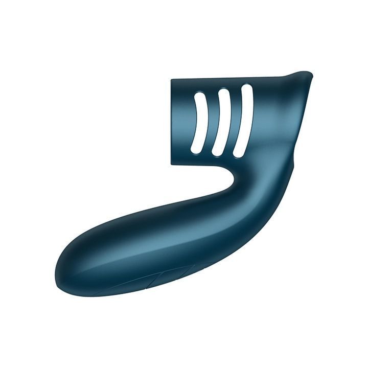 Ерекційне кільце для пеніса Silicone Ring Blue USB 7 Function