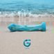 Анальний фалоімітатор Gildo Ocean Ripple зі скла, Блакитний