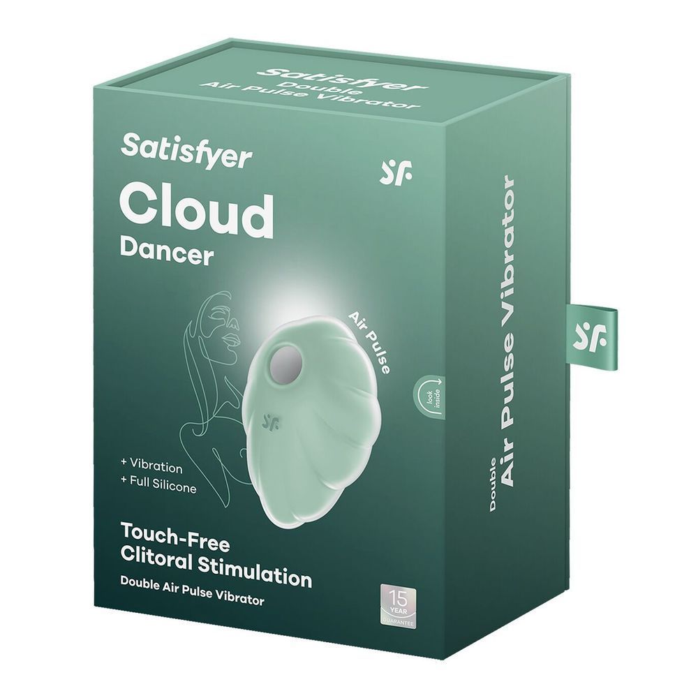 Вакуумный вибратор Satisfyer Cloud Dancer (Mint), Мятный