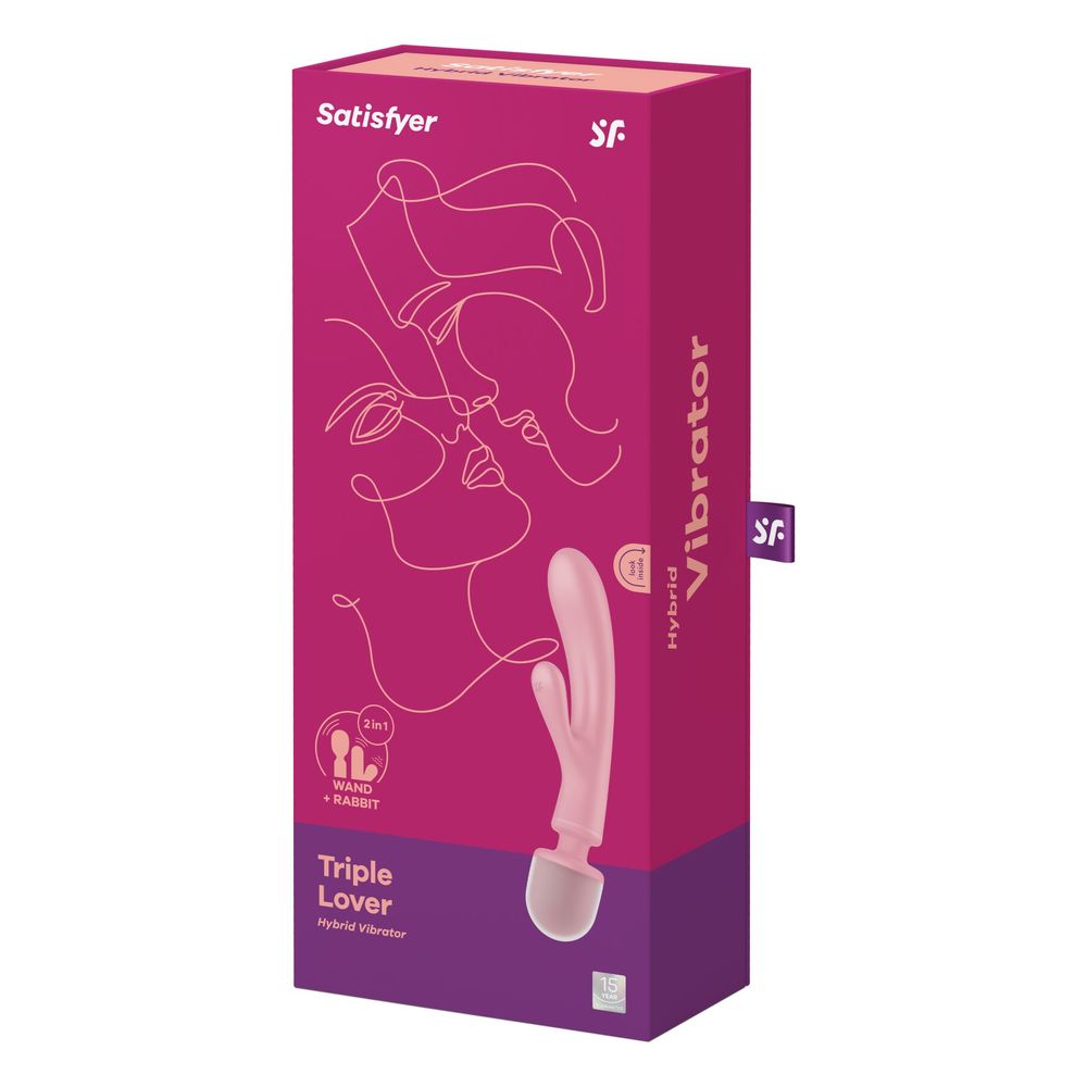 Вібратор Satisfyer Triple Lover (Pink)