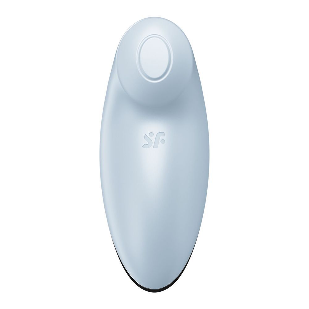 Вибростимулятор-пульсатор Satisfyer Tap & Climax 2 Blue, эффект постукивания пальцем, Голубой