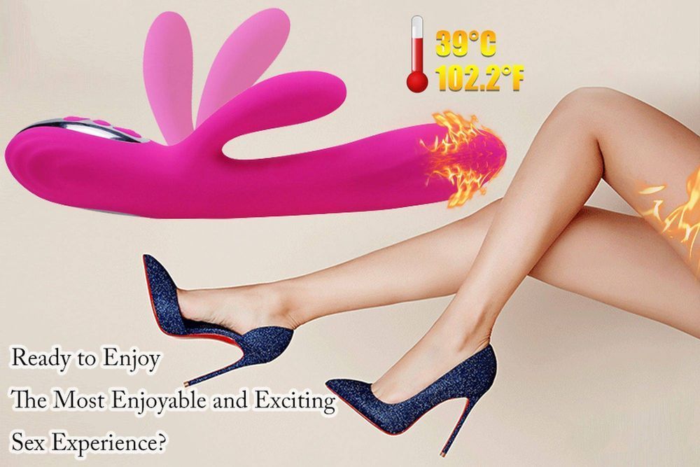 Вибратор Joker Heating Double Vibrating Massage Stick, Розовый