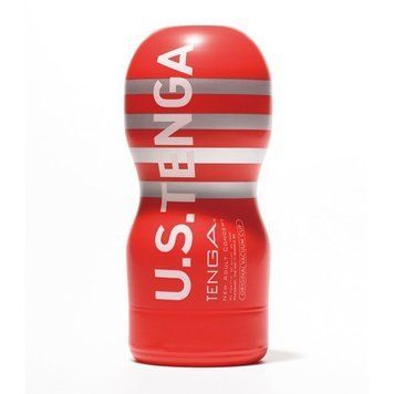 Мастурбатор Tenga US Deep Throat (Original Vacuum) Cup (глубокая глотка большая), Красный