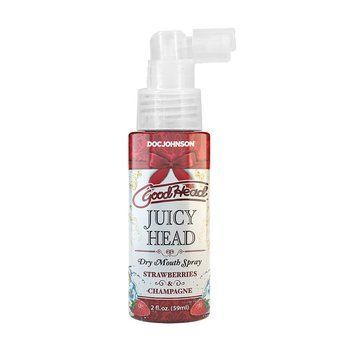 Зволожуючий оральний спрей Doc Johnson GoodHead - Juicy Head - Strawberries and Champagne 59мл, 59 ml, Полуниця і шампанське