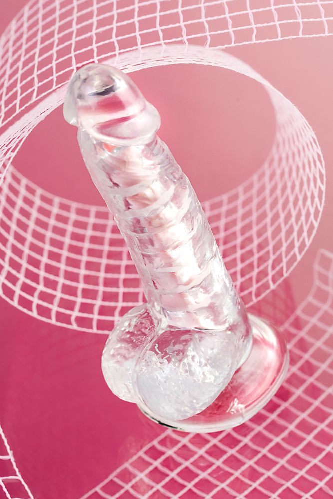 Фалоімітатор - Flexible dildo A-Toys Paret, transparent, 18 cm