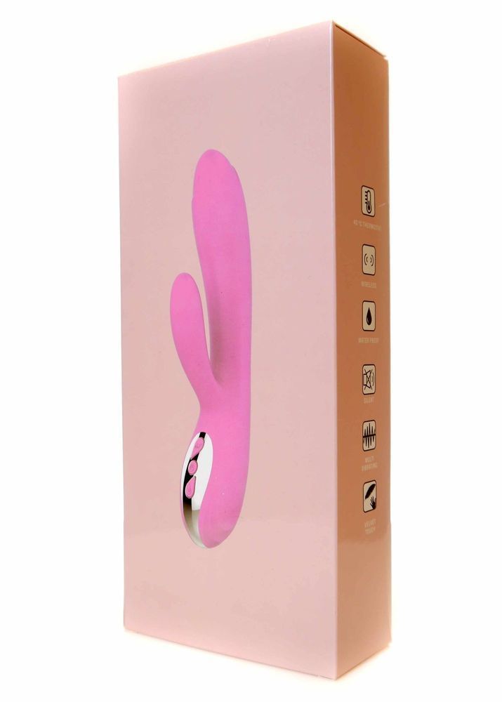 Вибратор Joker Heating Double Vibrating Massage Stick, Розовый
