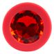 Анальная пробка Colorful Joy Jewel Red Plug Small от Orion