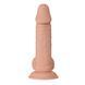 Фаллоимитатор BAILE - Sliding Skin 8,1'', Suction base Bendable TPR, Коричневый
