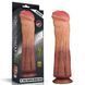 Фалоімітатор - Dual-Layered Silicone Cock 12" Brown, Коричневий
