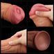 Фалоімітатор - Dual-Layered Silicone Cock 12" Brown, Коричневий