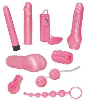 Набір Candy Toy Set з 9 предметів, Рожевий