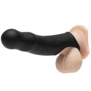Удлиняющая насадка на пенис Dorcel LIQUID-SOFT XTEND с кольцом для мошонки