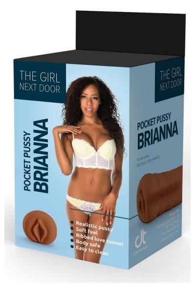 Мастурбатор вагіна THE GIRL NEXT DOOR BRIANNA, Світло-коричневий