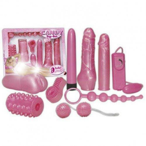 Набір Candy Toy Set з 9 предметів, Рожевий